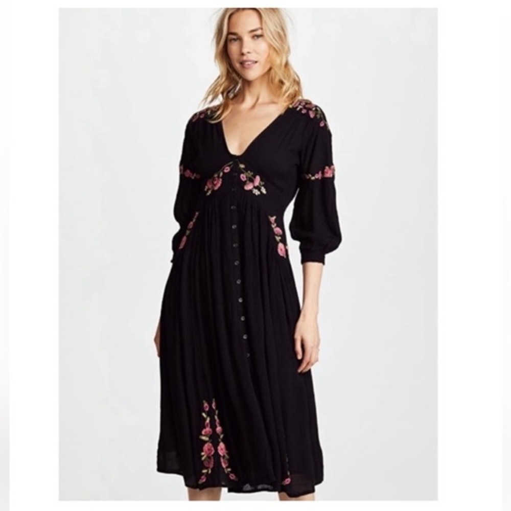 Free People Day Glow Midi Dress